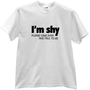 I'm shy